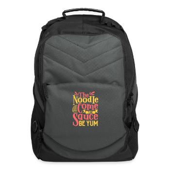 Atheist Atheism Flying Spaghetti Pastafarianism - Computer Backpack - charcoal - Front