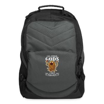 Atheist Atheism Flying Spaghetti Pastafarianism - Computer Backpack - charcoal - Front
