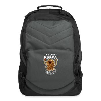 Atheist Atheism Flying Spaghetti Pastafarianism - Computer Backpack - charcoal - Front