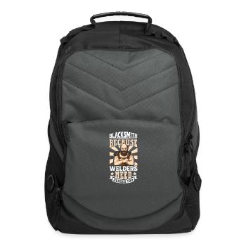 Blacksmith Metal Worker Blade Smith Metalworking - Computer Backpack - charcoal - Front