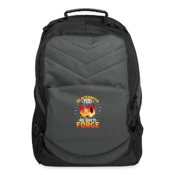 Blacksmith Metal Worker Blade Smith Metalworking - Computer Backpack - charcoal - Front