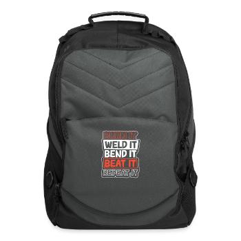 Blacksmith Metal Worker Blade Smith Metalworking - Computer Backpack - charcoal - Front
