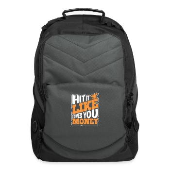 Blacksmith Metal Worker Blade Smith Metalworking - Computer Backpack - charcoal - Front