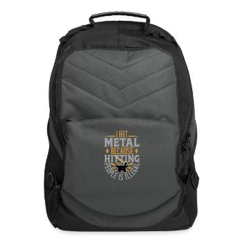 Blacksmith Metal Worker Blade Smith Metalworking - Computer Backpack - charcoal - Front