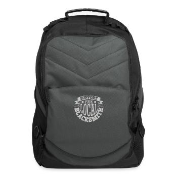 Blacksmith Metal Worker Blade Smith Metalworking - Computer Backpack - charcoal - Front