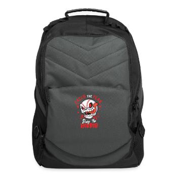 Horror Baseball Creepy Baseball Spooky Ballpark - Computer Backpack - charcoal - Front