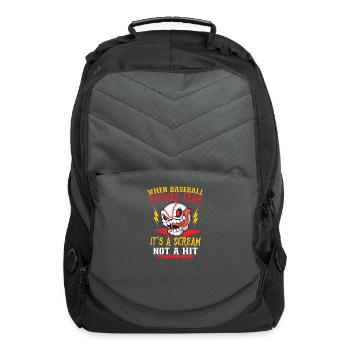 Horror Baseball Creepy Baseball Spooky Ballpark - Computer Backpack - charcoal - Front