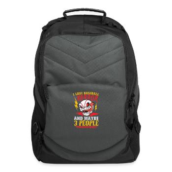 Horror Baseball Creepy Baseball Spooky Ballpark - Computer Backpack - charcoal - Front