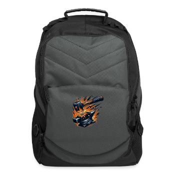 Blacksmith Metal Worker Blade Smith Metalworking - Computer Backpack - charcoal - Front