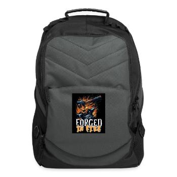 Blacksmith Metal Worker Blade Smith Metalworking - Computer Backpack - charcoal - Front