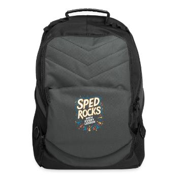 Special Education Teacher Sped Teacher Inclusion - Computer Backpack - charcoal - Front