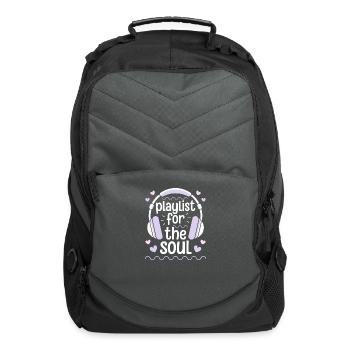 Chill Vibes Music Lover Laid-Back Relaxing Music - Computer Backpack - charcoal - Front