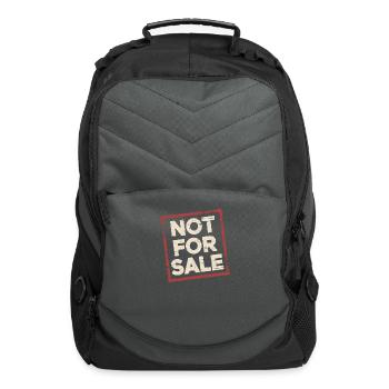 Human Trafficking Awareness Stop Exploitation - Computer Backpack - charcoal - Front