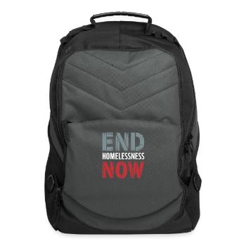 Human Trafficking Awareness Stop Exploitation - Computer Backpack - charcoal - Front