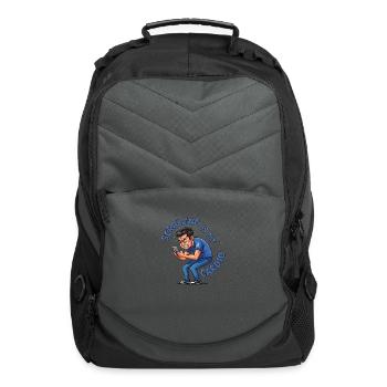 Scrolling is my cardio - Computer Backpack - charcoal - Front
