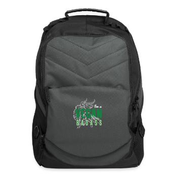 Vegan Badass - Animal Love, Animal Welfare & Vegan - Computer Backpack - charcoal - Front