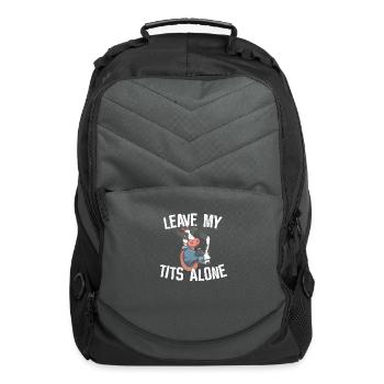 Leave the cow alone - No Milk - Computer Backpack - charcoal - Front