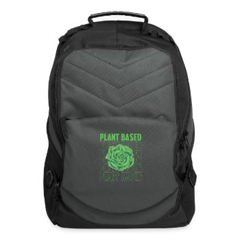 Plant Based - Computer Backpack - charcoal - Front