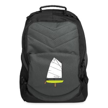 Optimist Sailing Dinghy - Computer Backpack - charcoal - Front