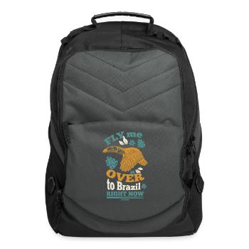 Brazil - Computer Backpack - charcoal - Front