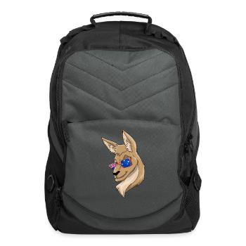 Kangaroo Australian Funny Animal - Computer Backpack - charcoal - Front