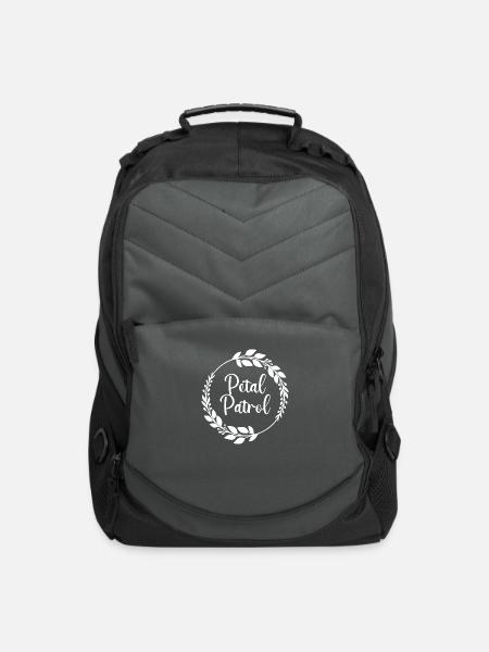 Petal Patrol - Computer Backpack - charcoal