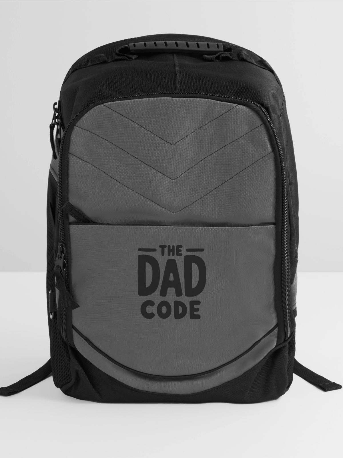 The Dad Code - Computer Backpack - charcoal - Front