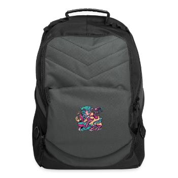 Squid Shoes - Computer Backpack - charcoal - Front