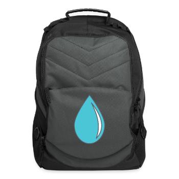 Water Drop - Computer Backpack - charcoal - Front