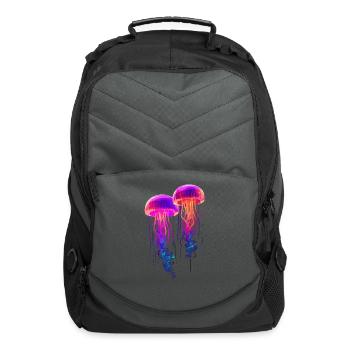 Jellyfish Shoal Sea Beach Meduse Marine Diver - Computer Backpack - charcoal - Front