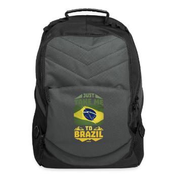 Brazil - Computer Backpack - charcoal - Front
