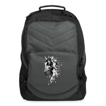 Horse - Computer Backpack - charcoal - Front