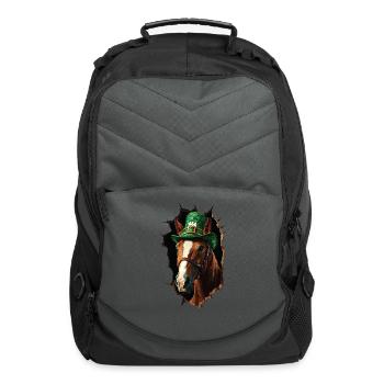 Horse - Computer Backpack - charcoal - Front