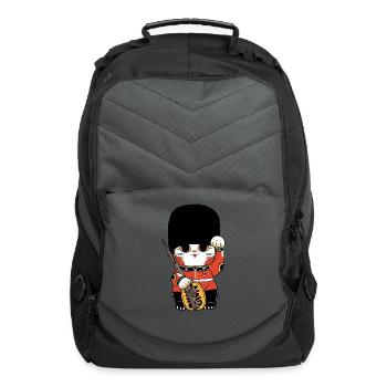 Lucky Cat British - Computer Backpack - charcoal - Front