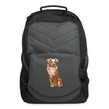 Australian Shepherd Dog - Computer Backpack - charcoal - Front