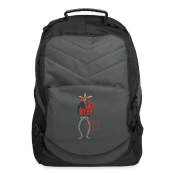Eat beef - Computer Backpack - charcoal - Front