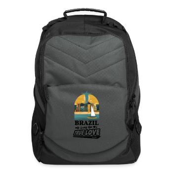 Brazil - Computer Backpack - charcoal - Front
