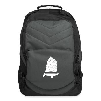 Optimist Sailing - Computer Backpack - charcoal - Front