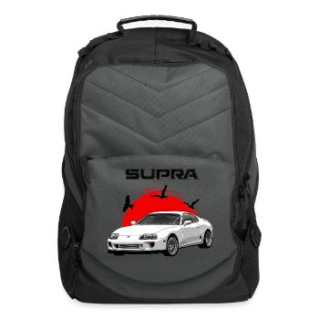Toyota Supra MK4 Vintage - Computer Backpack - charcoal - Front
