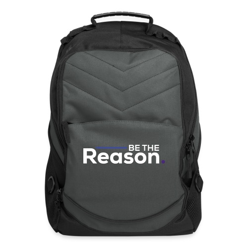 Be the Reason Logo (White) - Computer Backpack