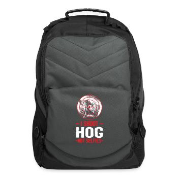 Wild Hog HunterFunny Wild Boar Hunter - Computer Backpack - charcoal - Front