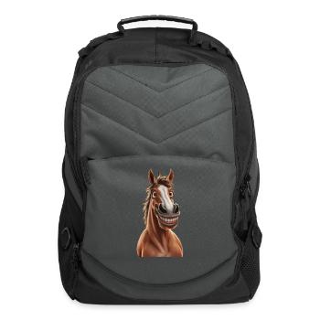 Horse - Computer Backpack - charcoal - Front