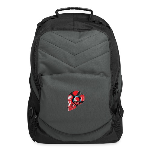 red head gaming logo no background transparent - Computer Backpack