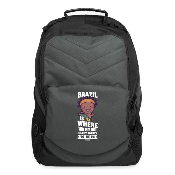 Brazil - Computer Backpack - charcoal - Front