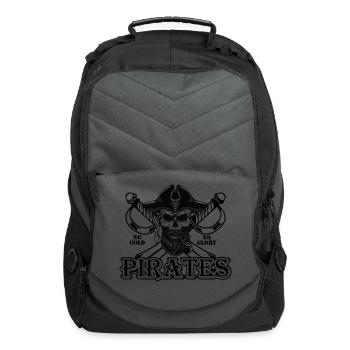 No Gold No Glory Pirates Surfer - Computer Backpack - charcoal - Front