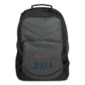 How Hard Can It Be Boys Do It 2024 - Computer Backpack - charcoal - Front