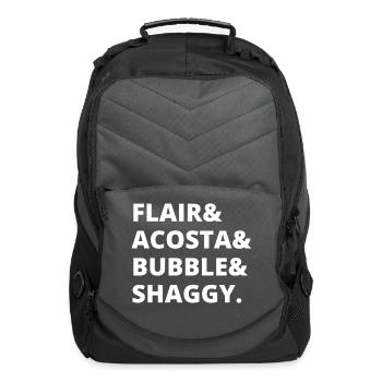 Legends of Camp O G T Shirt - Computer Backpack - charcoal - Front