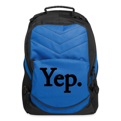 Yep. - 1c black - Computer Backpack