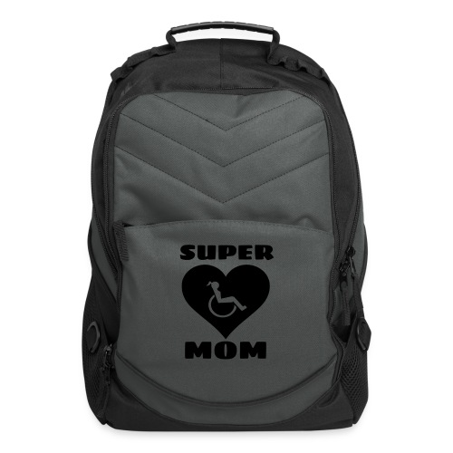 Super wheelchair mom, super mama - Computer Backpack