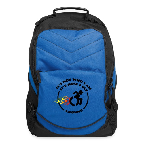 Not who i am, how i get around with my wheelchair - Computer Backpack
